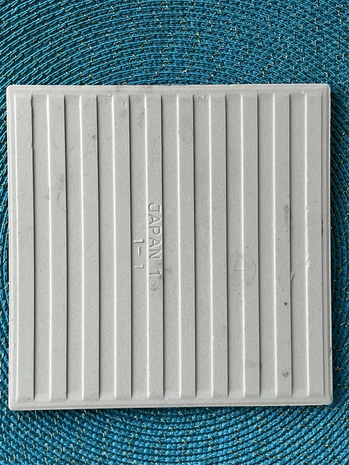 1 Ceramic Stone Pool Tile Blues & Browns 6×6 Glossy Finish