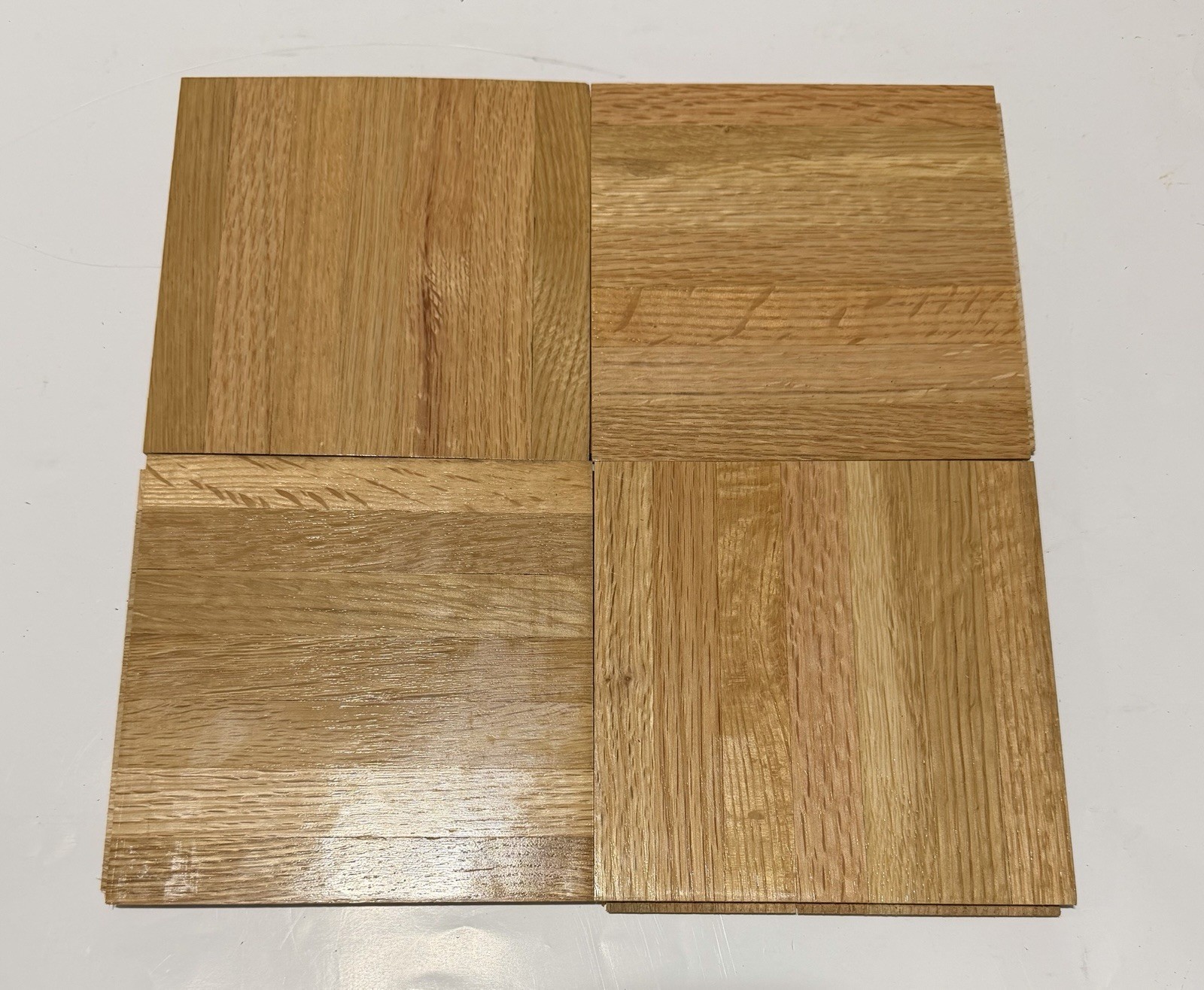 OAK PARQUET FLOOR: 20pcs 6″x6″x5/16″: Hartco Natural 5 Sq ft NEW!