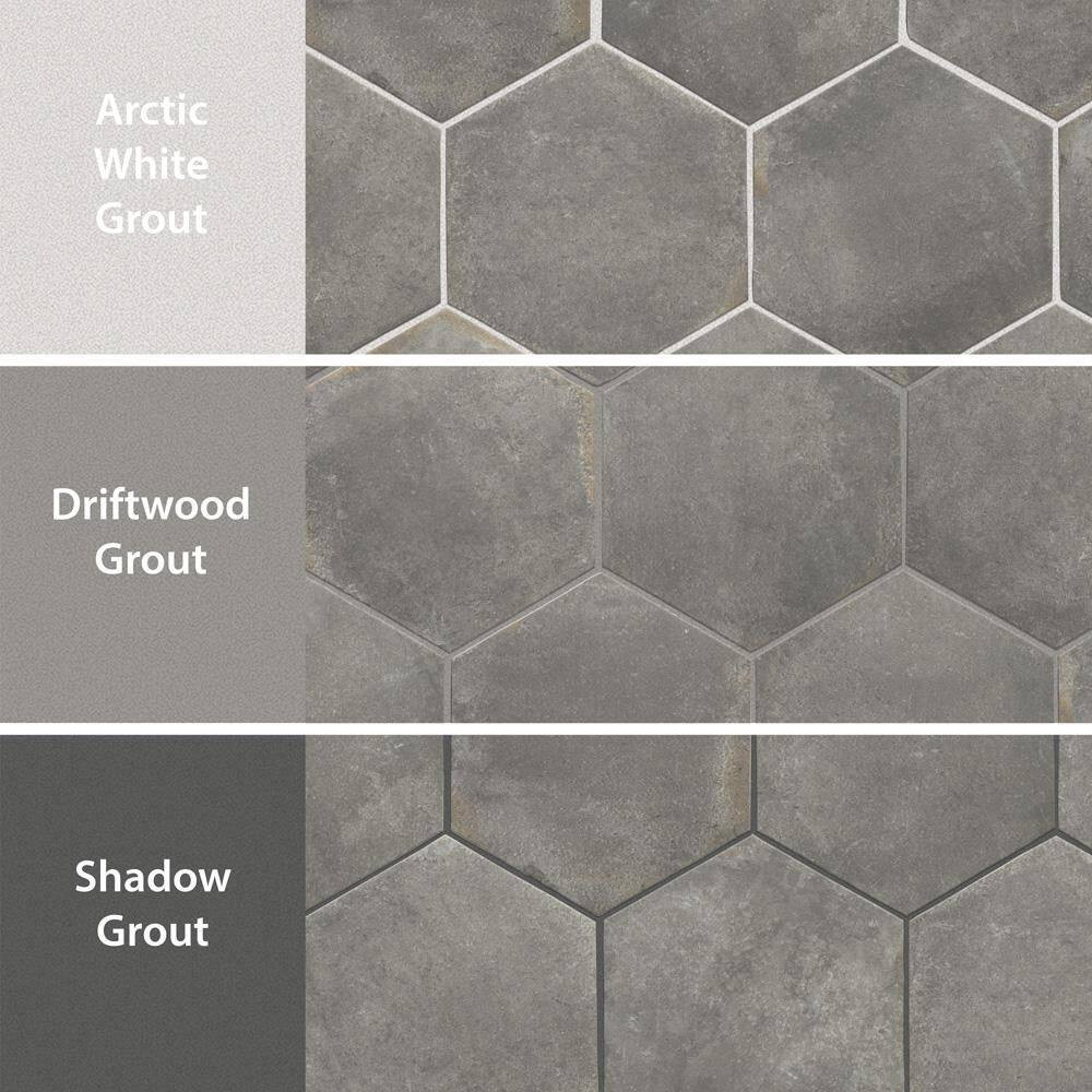 D’Anticatto Hex Notte 11 In. X 12-3/4 In. Porcelain Floor and Wall Tile (11.25 S