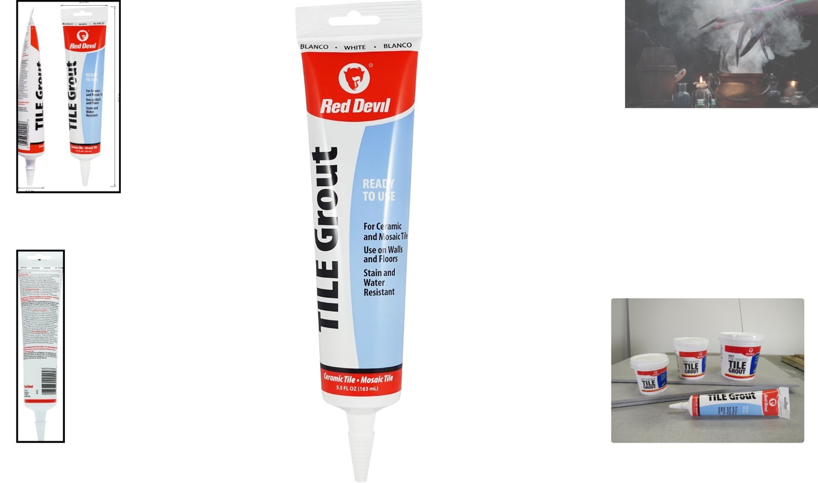 Red Devil 0425 Pre-Mixed Tile Grout, 5.5 oz., White – Ultimate Adhesion Solution