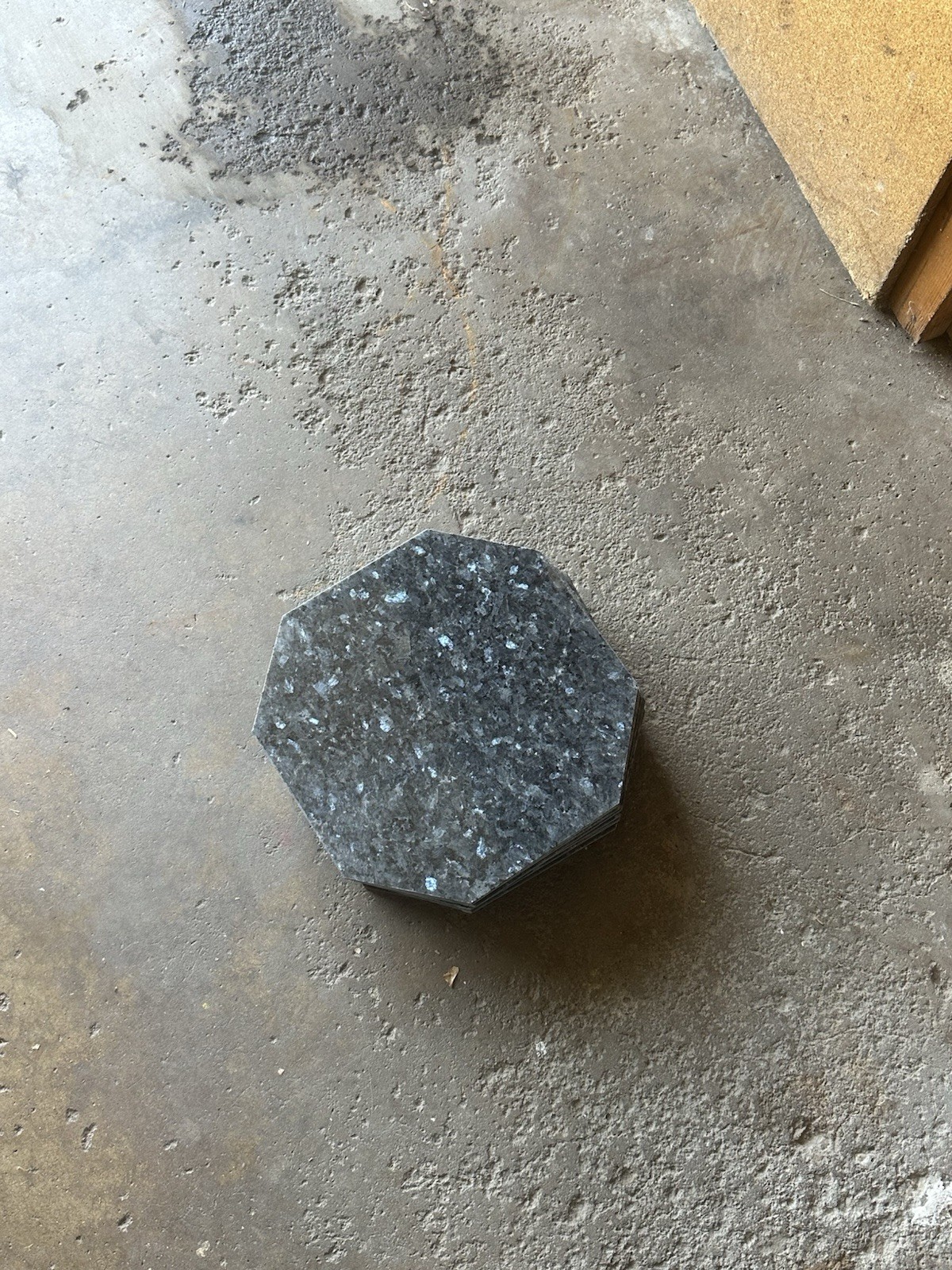 Octagon Stone-Look Speckled Gray Matte Textured 8×8 Floor/Wall Tile.12 $50/ tile