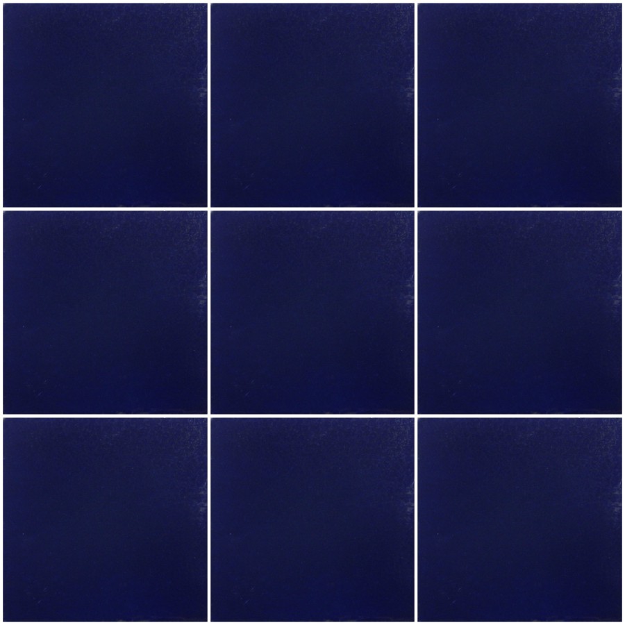 100 TILES Ceramic MEXICAN Handmade 2×2 Mexico Pottery 2-S019 Washed Blue
