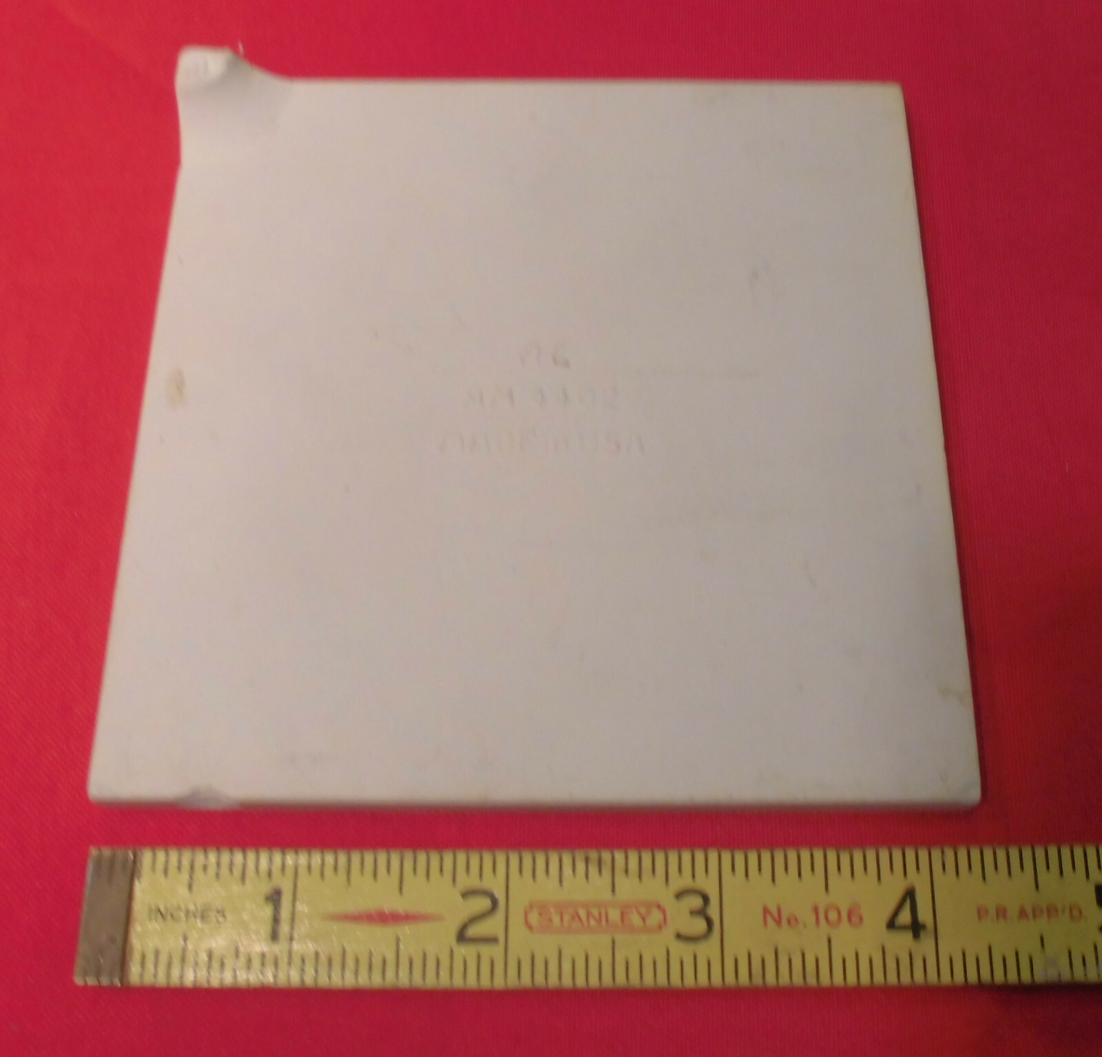 Buttercup Yellow; Glossy Radius Inside Corner Bullnose Ceramic Tile 4-1/4″ A.O.