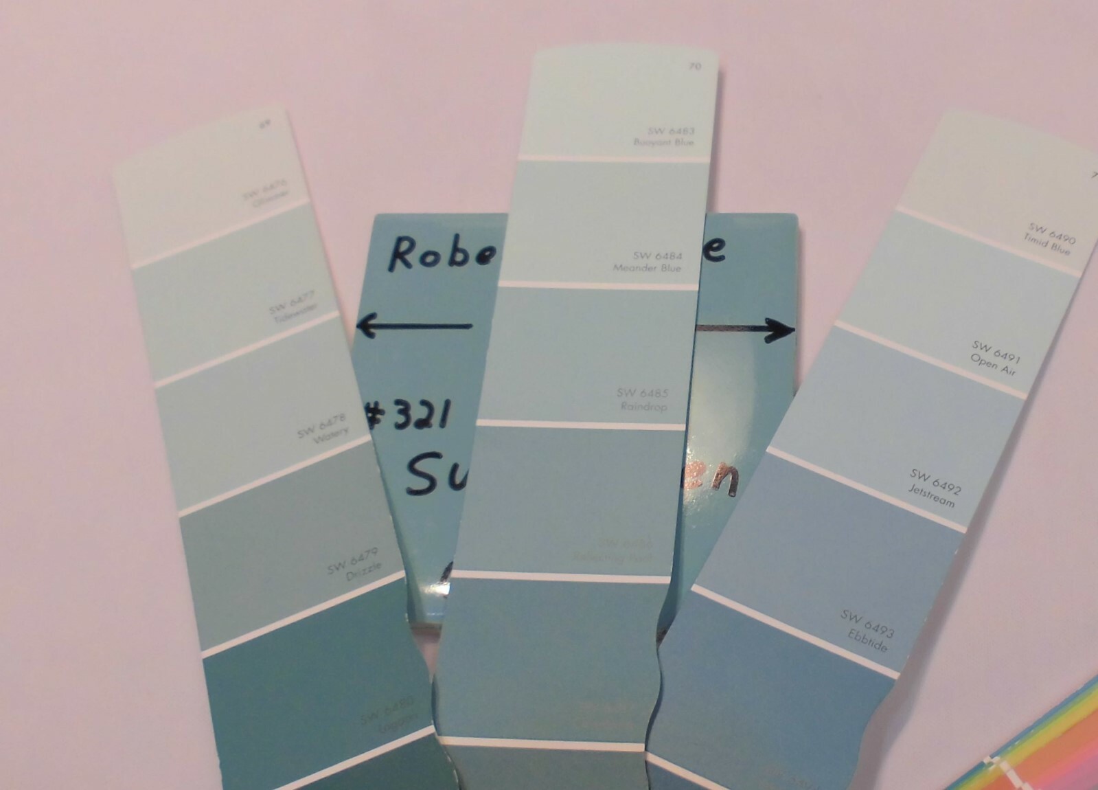 1 pc. Vintage Ceramic Tile *Blue-Greenest* 4-3/8″ by Robertson Tile Co. (NOS)