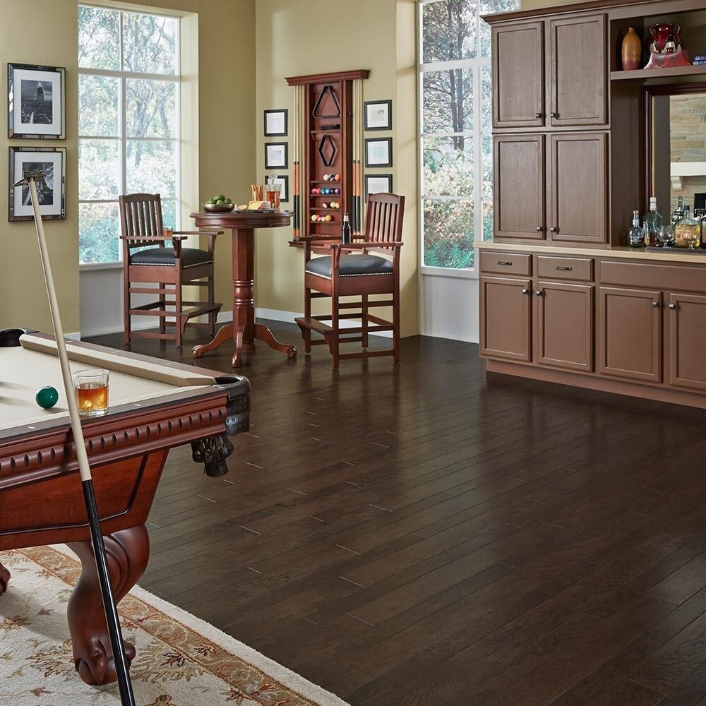 Mannington Hardwood Flooring American Oak Plank 3/8″ X 5″ Leather AMP05LEF1