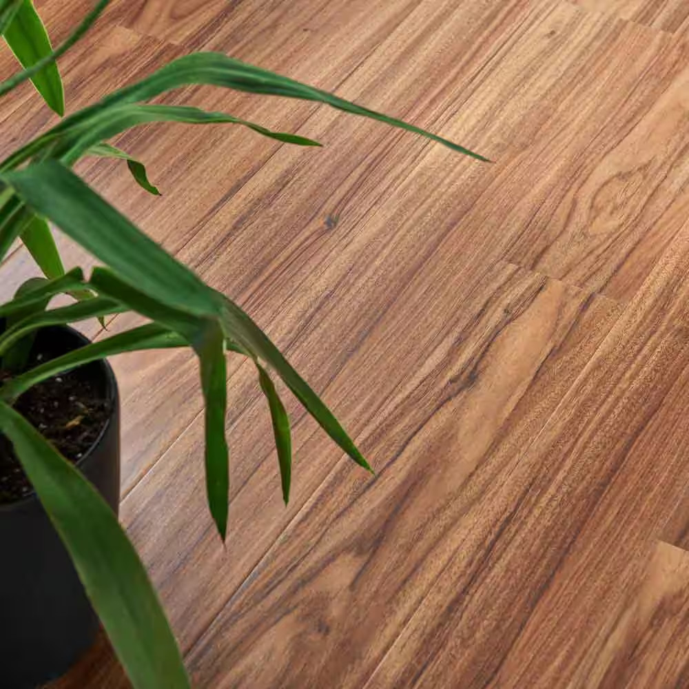 Outlast+ Paradise Jatoba 12 Mm T X 5.2 In. W Waterproof Laminate Wood Flooring (