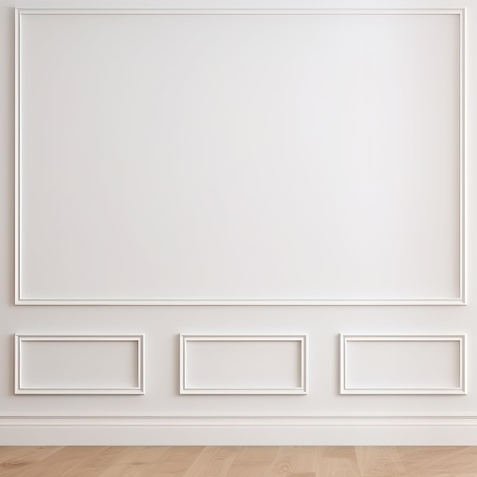 3 Set Accent Wall Molding Kit Peel and Stick Wainscoting Panels Board and Bat…