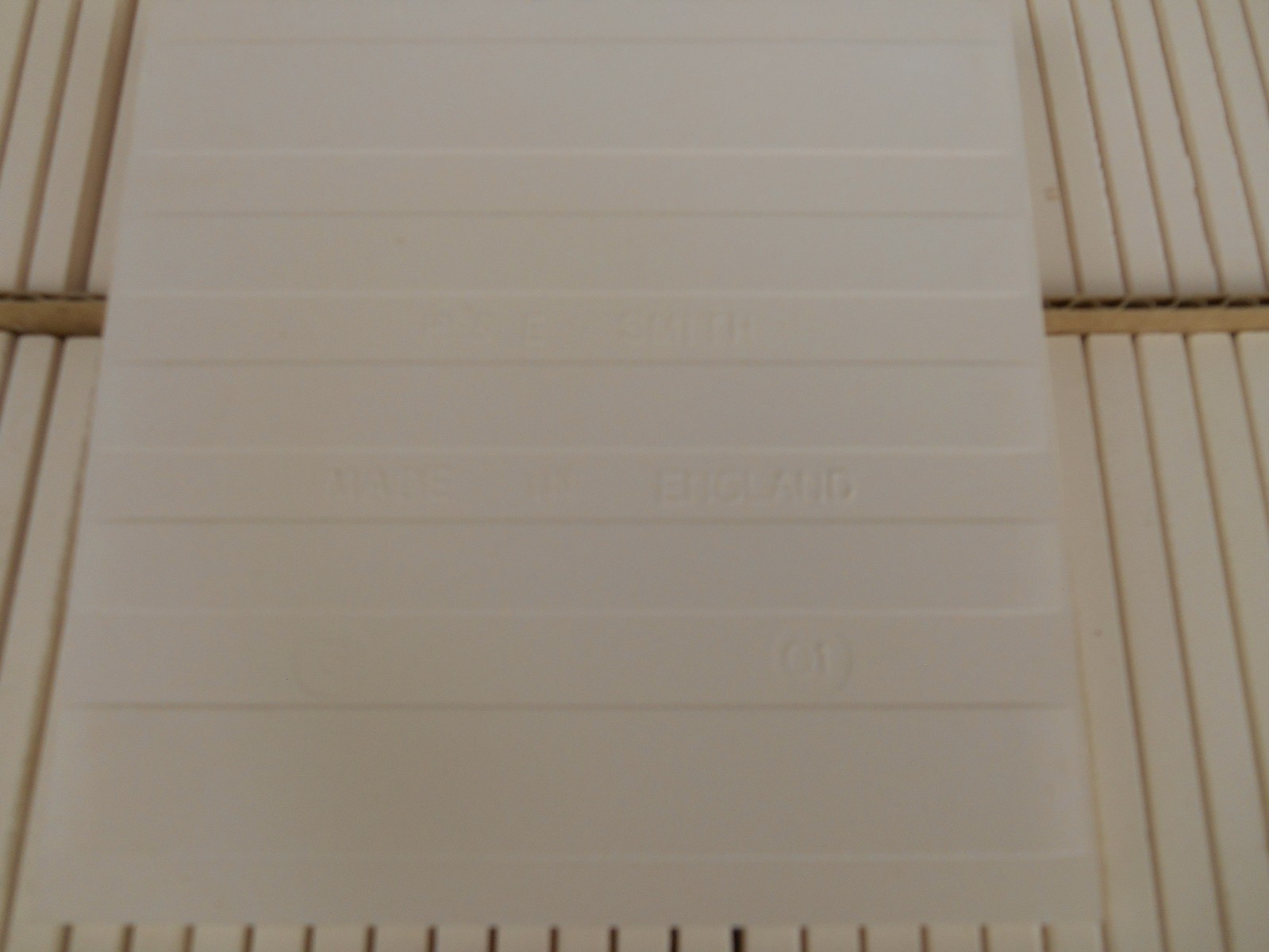 Case of 108 H&L Smith 4-1/4″x4-1/4″ Unglazed Ceramic Tiles NOS