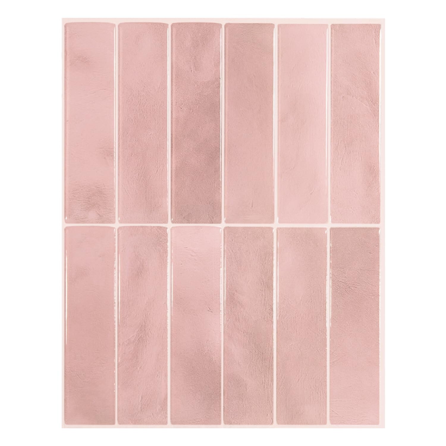 SMART TILES Peel and Stick Backsplash – 5 Sheets of 11.43″ x 9″ – 3D Adhesive…