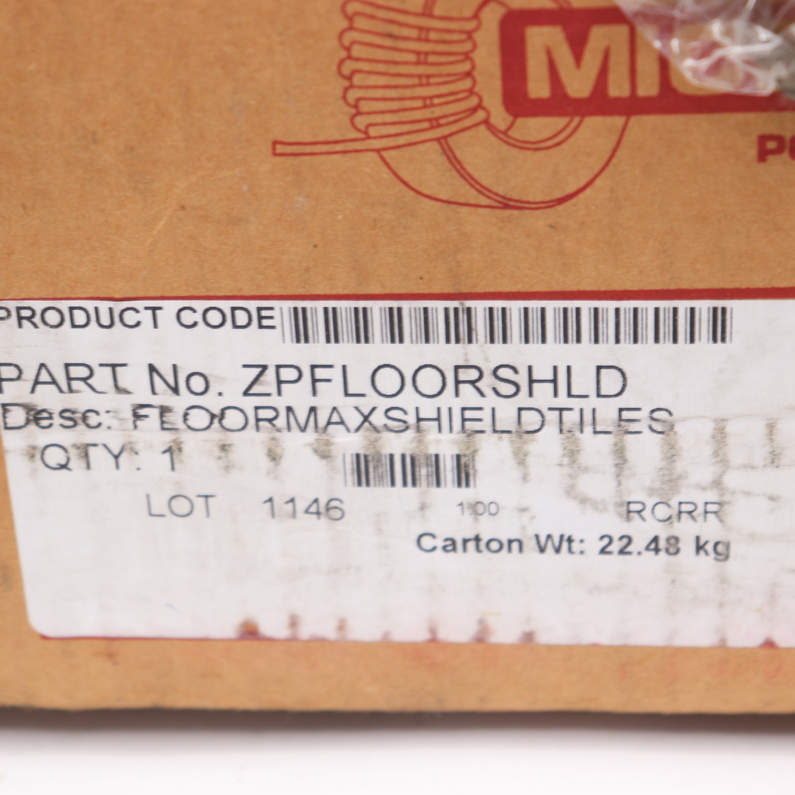 Micrometals I349-38/.315 Floor Shield Tile 3.5″ X 3.5″ ZPFLOORSHLD
