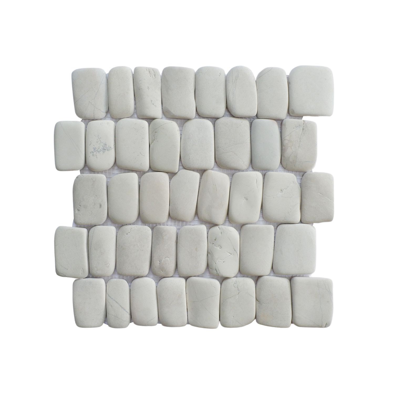 Canine White Natural Stone Mosaic Wall & Floor Tile ($16.8/SqFt)