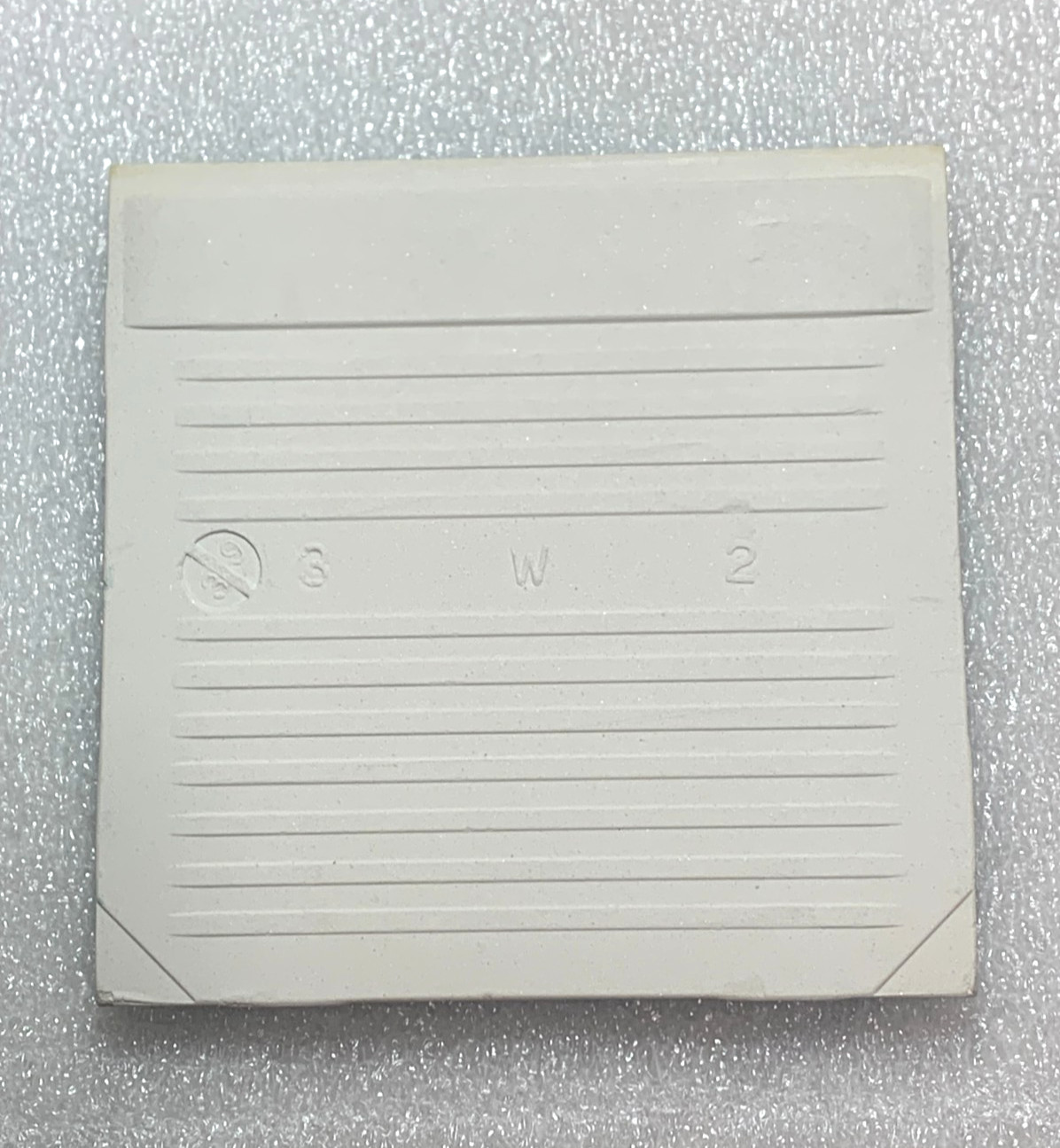 Vintage Wenczel Tile Co Ceramic Regency Blue 4 5/16″ x 4 5/16″ Bullnose Gloss