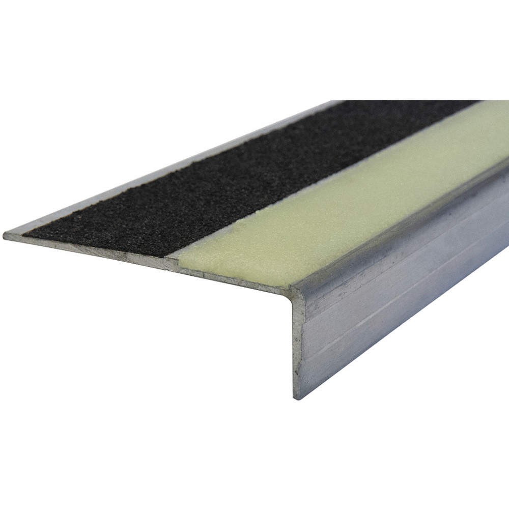 STAIRMASTER Stair Nosing,Black,42″ W,3″ D 60HT52