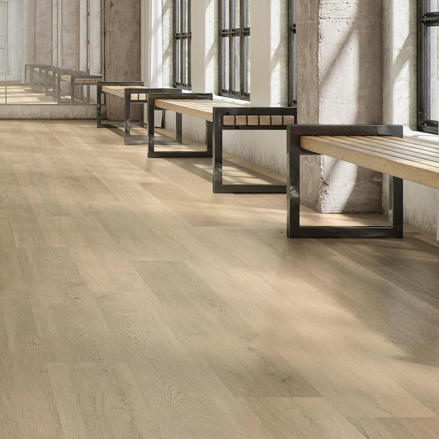 Asher Bend 9″x71″ Rigid Click Luxury Vinyl Flooring – 26.5 Sq Ft per Carton