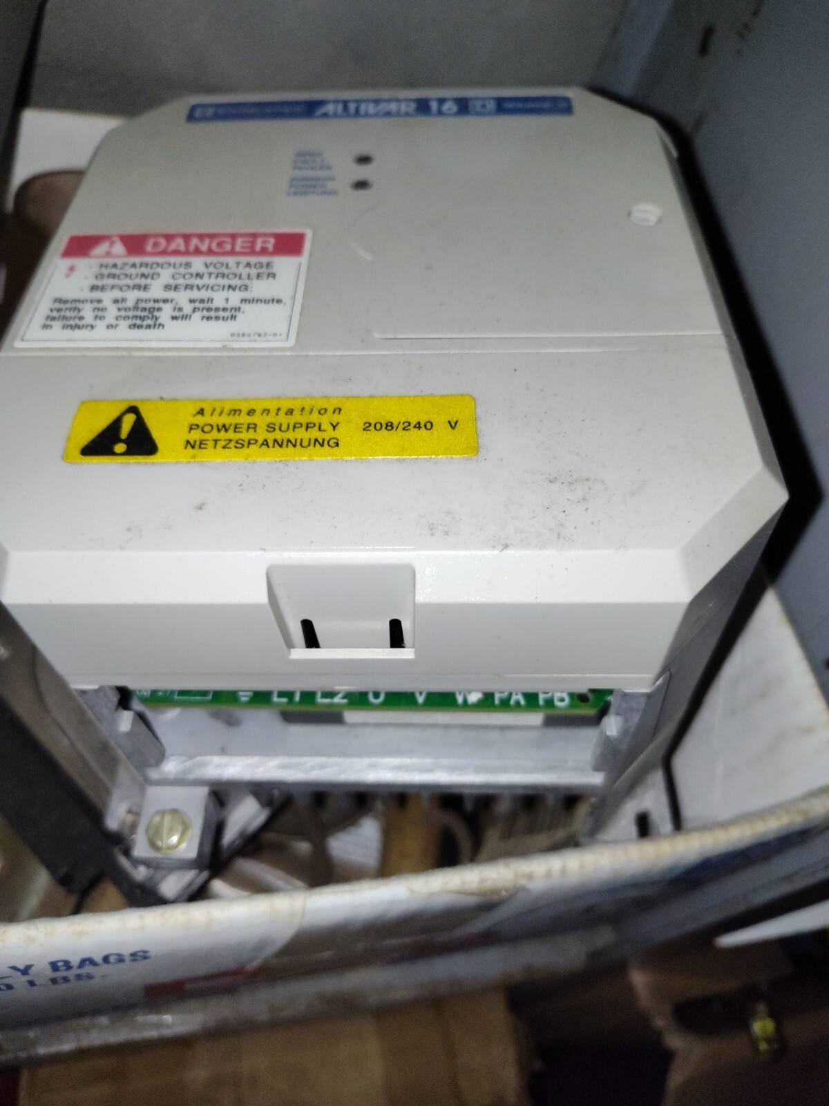 ATV16U18M2 TELEMECANIQUE VFD SQUARE D REMOVED WORKING SVC ELECTRONICS NO4