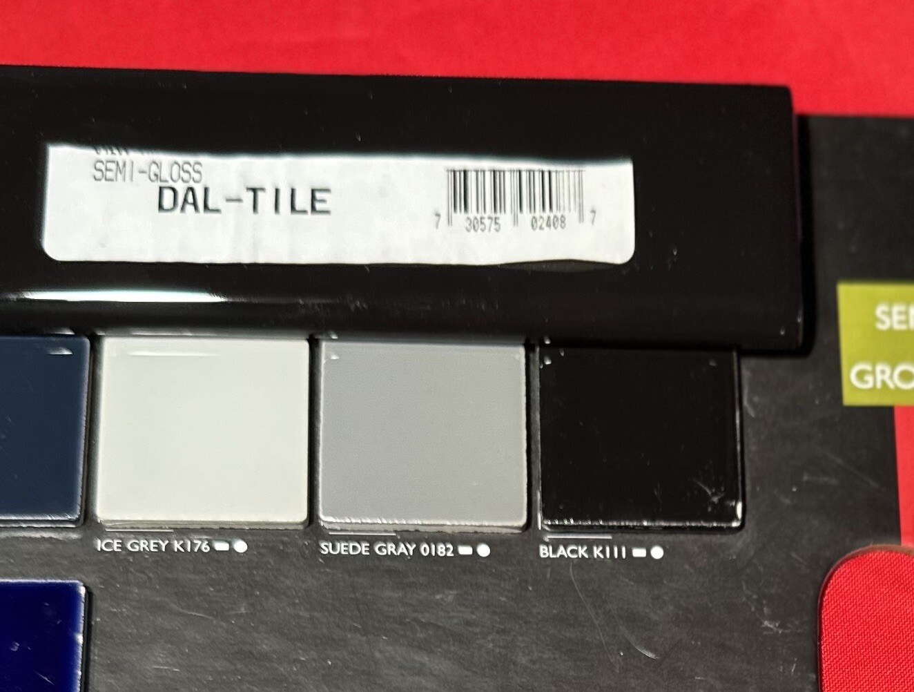 12 pcs. Daltile Gloss Black #K-111… 2″ X 6″ Bullnose Ceramic Tiles, Mint