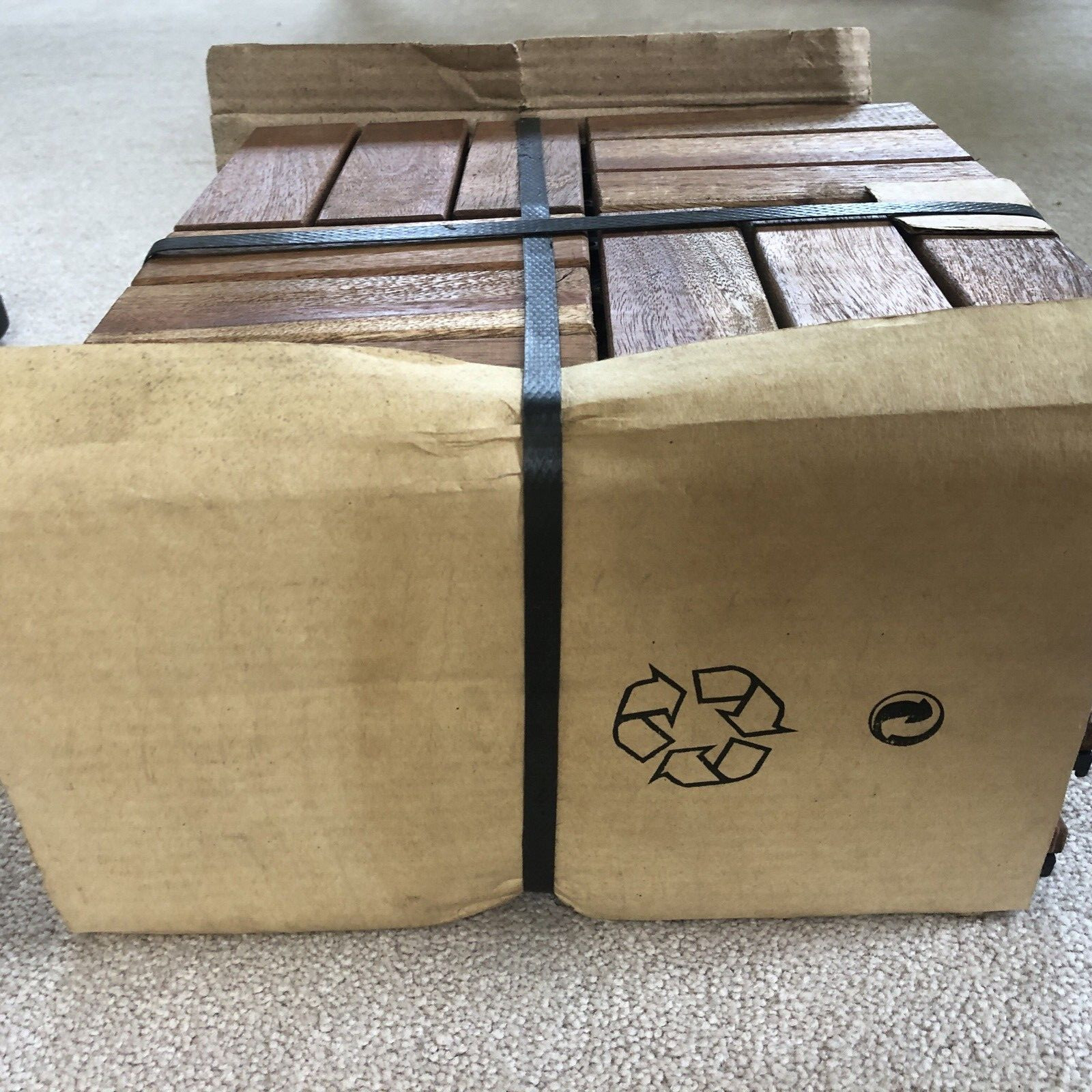 IKEA PLATTA Outdoor Decking, Solid Wood, Brown 9 Sq. Ft. PACK – MPN 20165486 NEW