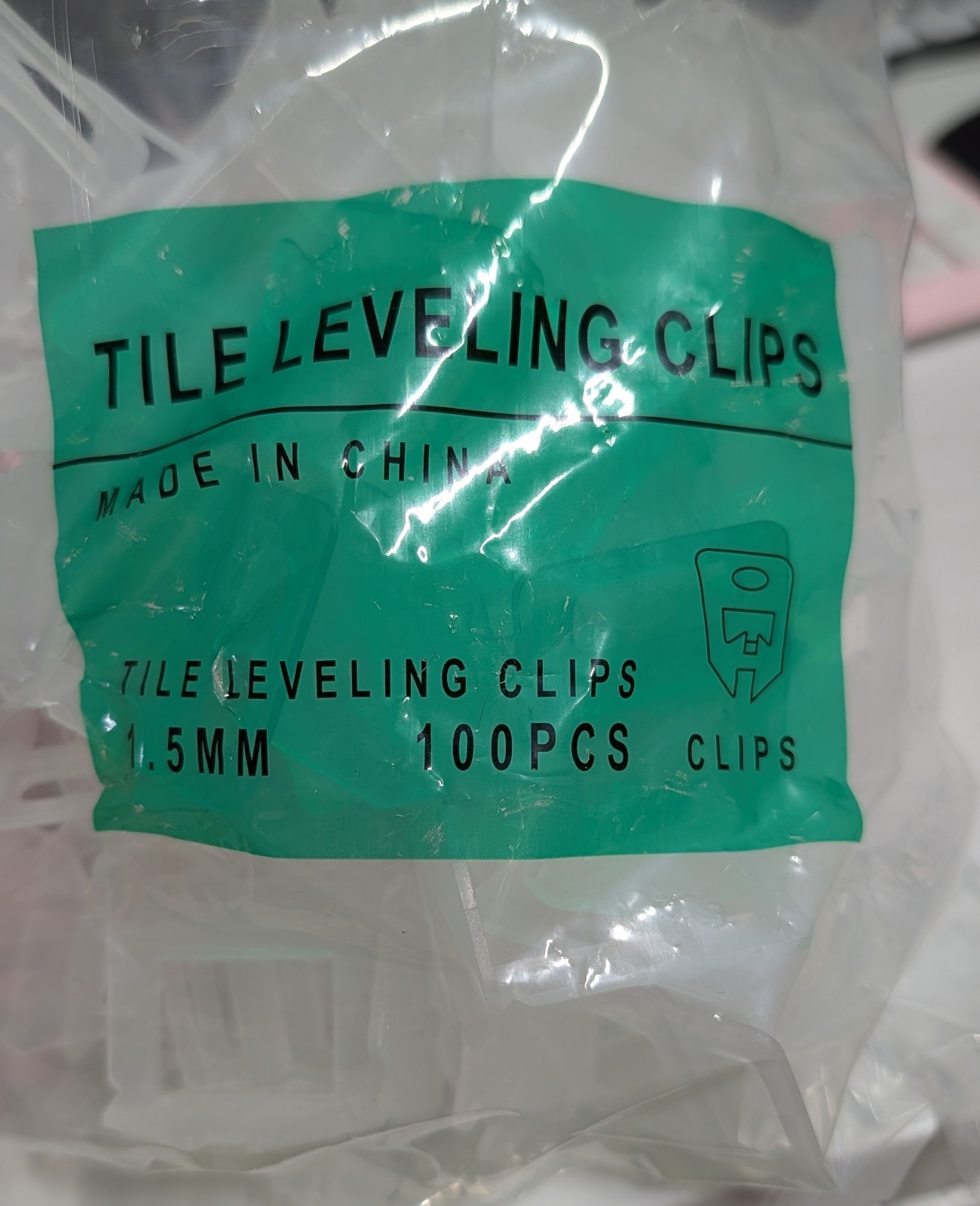Tile Leveling System Kit With Plier 300 pc Tile Spacer Clips and 100 pc Wedges