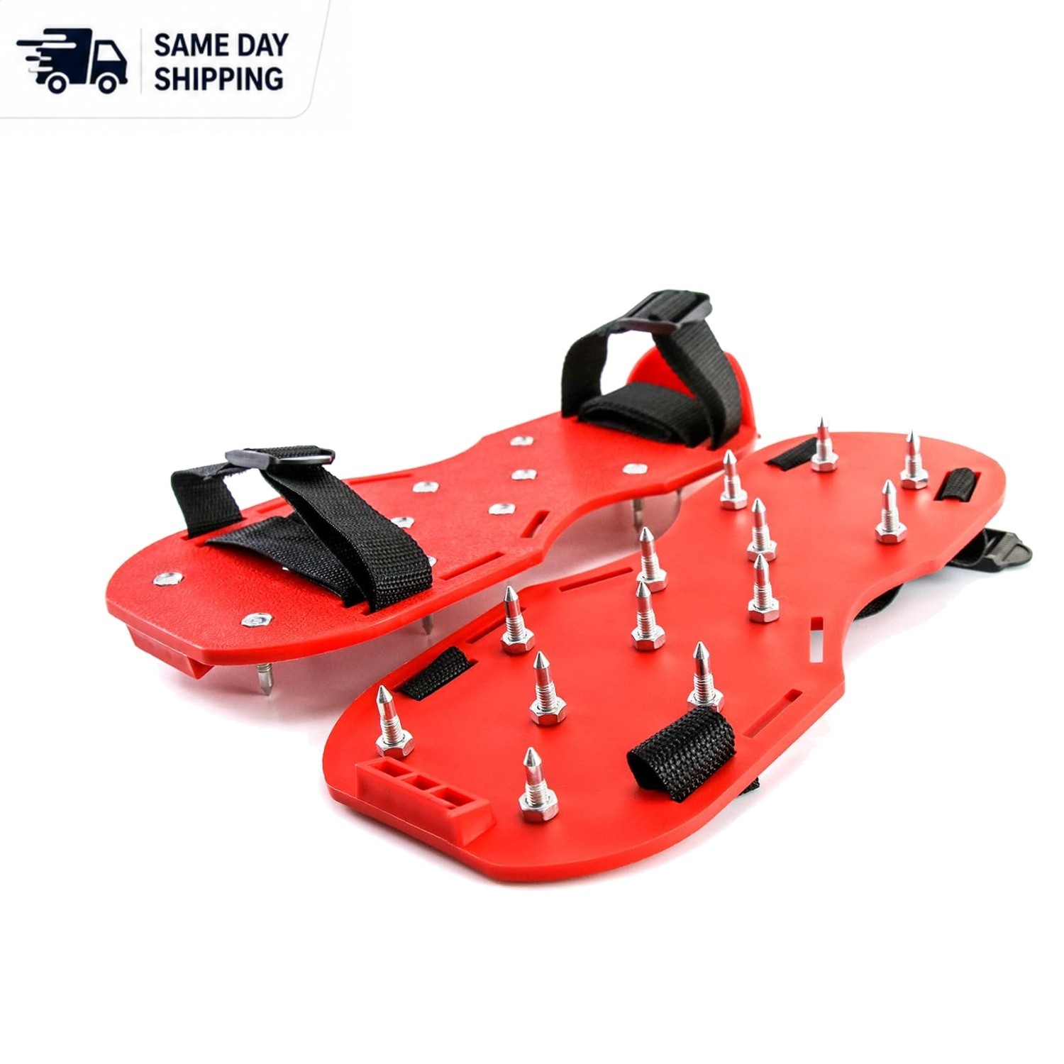 Gunite Spiked Shoes with 3/4″ Short Spikes for Epoxy Floors & Overlay Work
