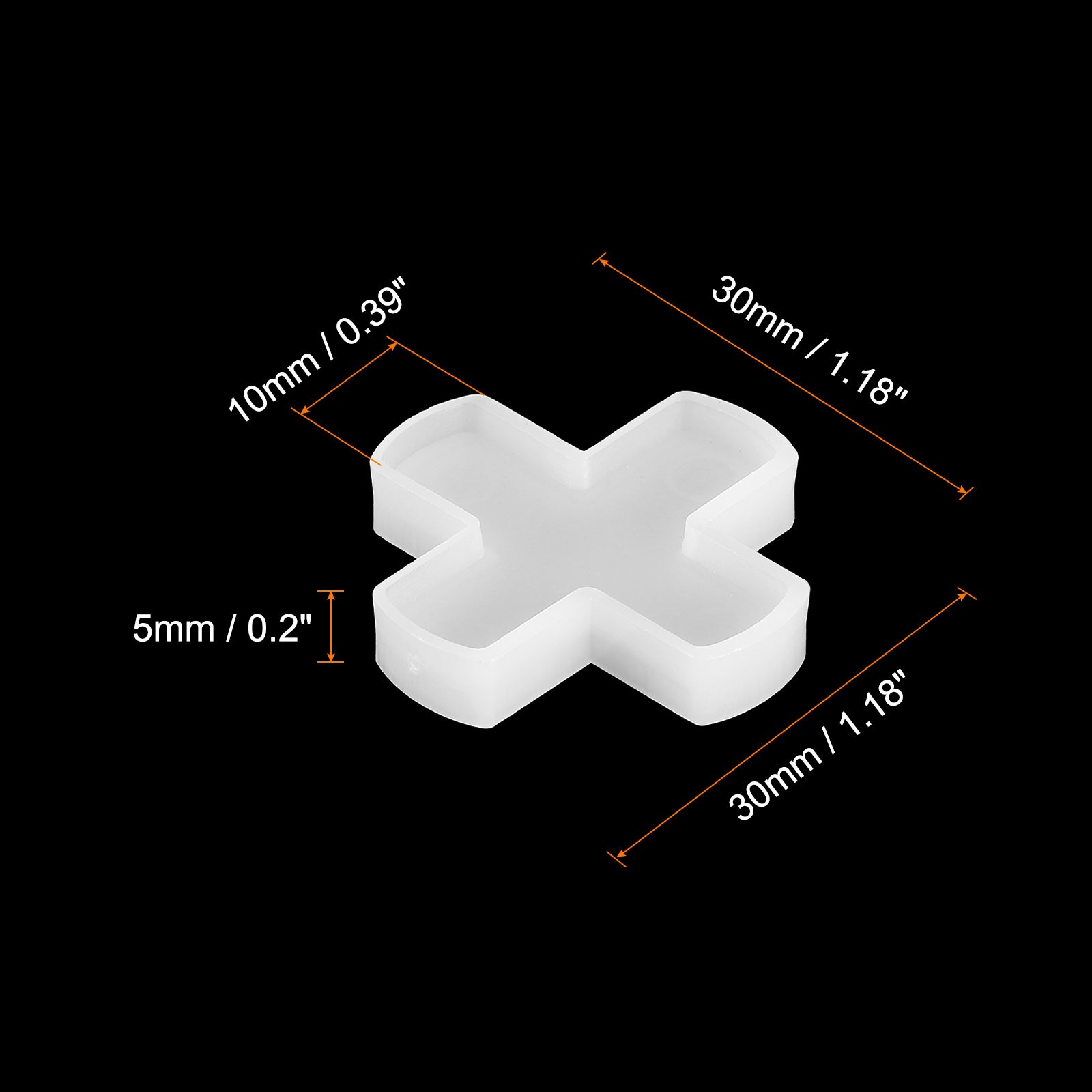 200Pcs Tile Spacers 10mm 3/8″ Cross Shape Wall Floor Tile Spacer White