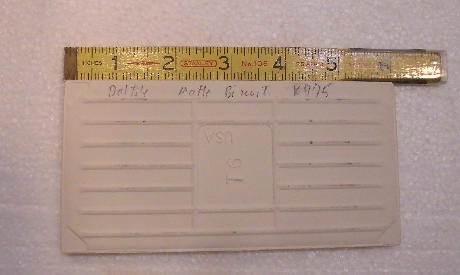 1 pc. Biscuit by Daltile #K775; 3″ X 6″ Matte Ceramic Tile; New Stock, Mint