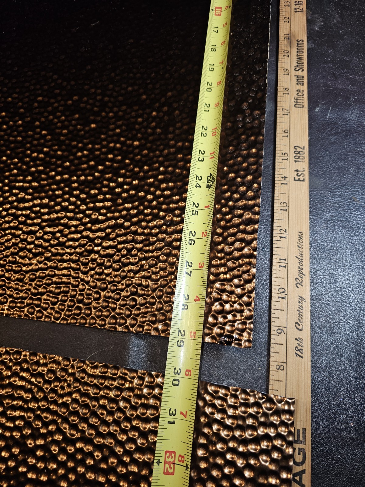 Hammered Copper Laminate Sheet 5′ X 4′