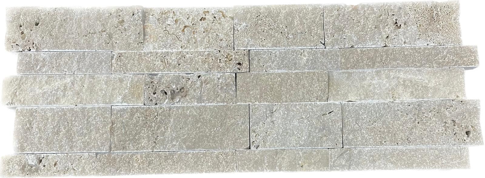 Noce Travertine Stacked Stone Ledger panel 7×20 – sample listing