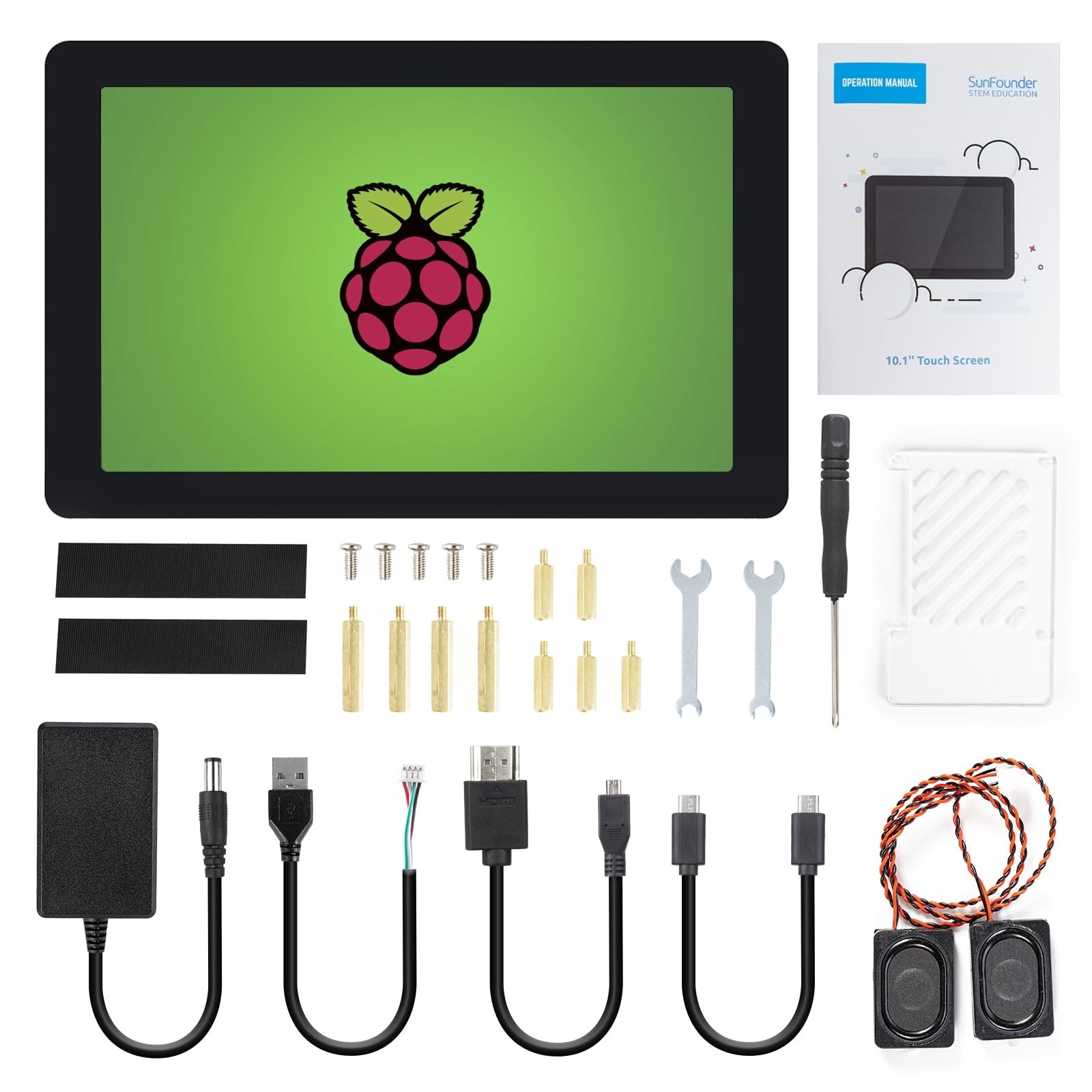 SunFounder Latest 10 Inch DIY Touch Screen All-in-One Solution for Raspberry …