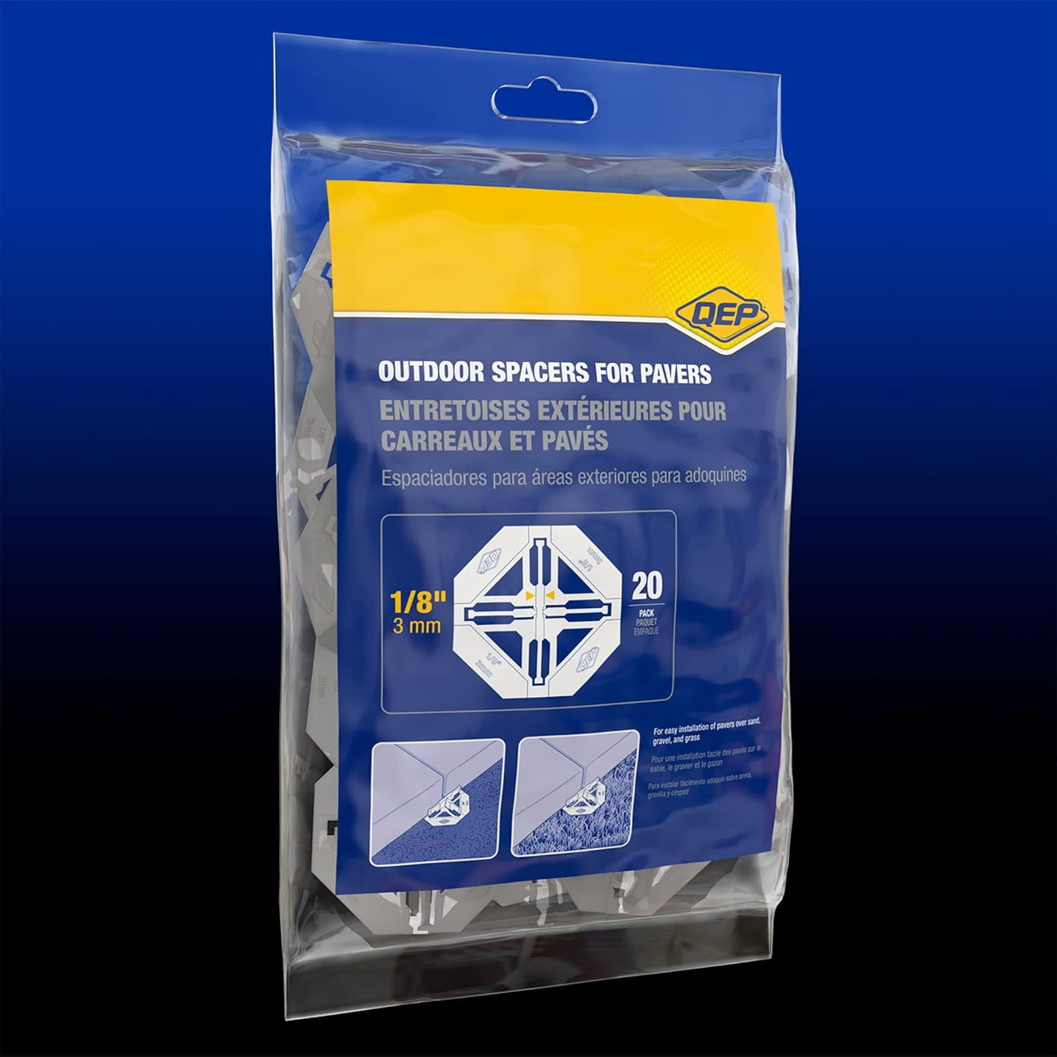 10451 1/8″ Outdoor Spacers for Tile and Pavers (20 pc/bag)
