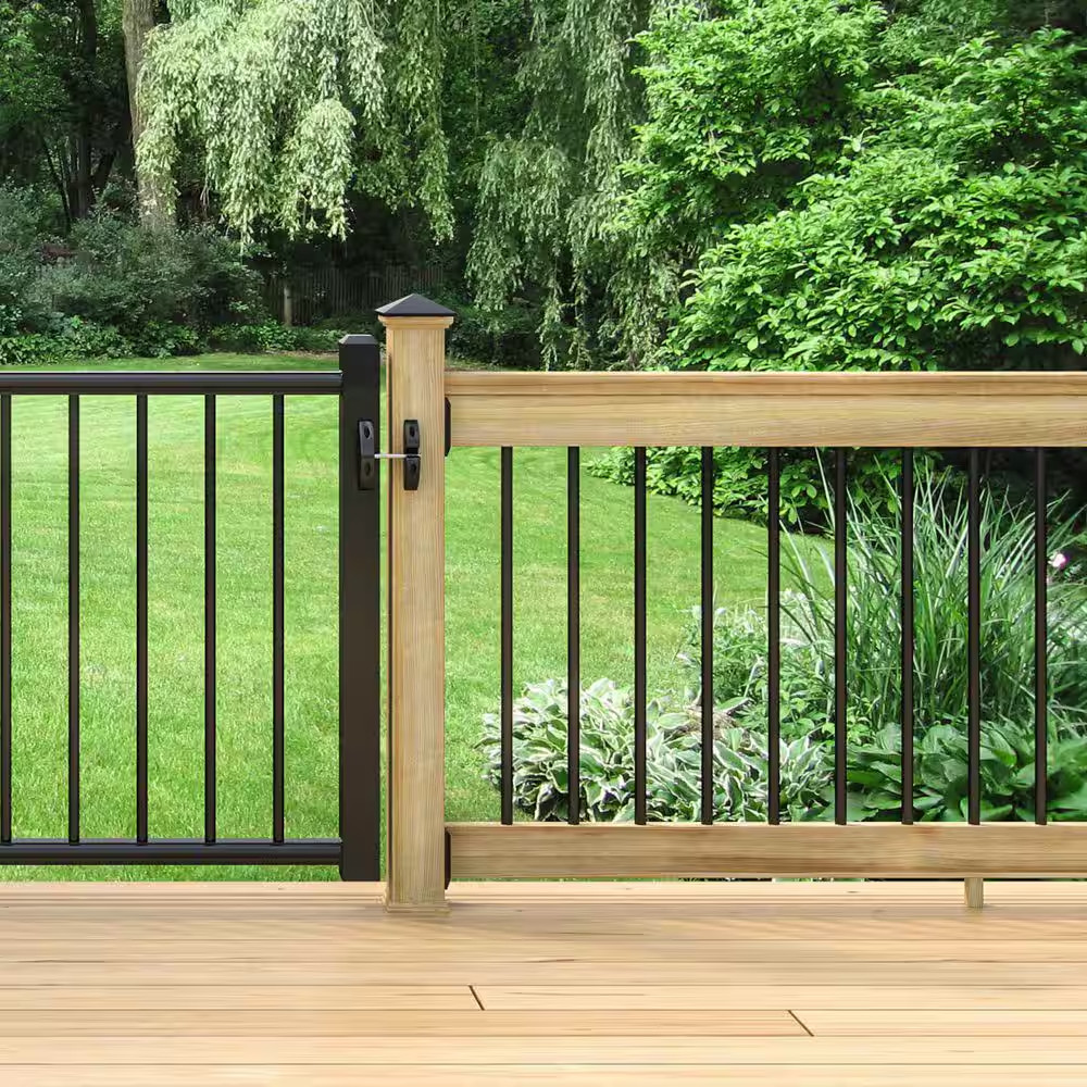 33 In. H X 72 In. W Pressure-Treated Southern Yellow Pine Wood Deck Horizontal R