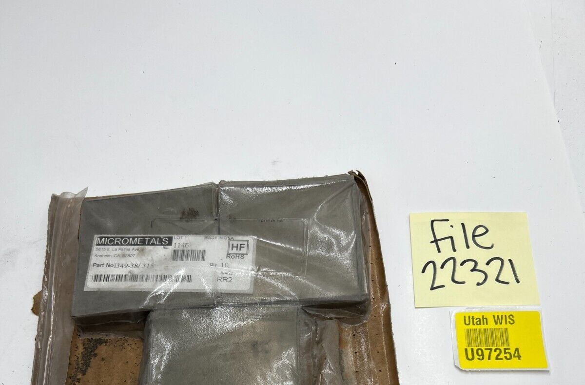 PACK OF 10 Micrometals I349-38/.315 Floor Shield Tile 3.5″ X 3.5″