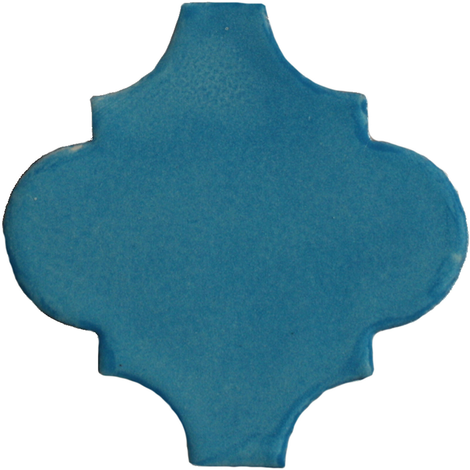 4×4 9 pcs Lantern Aqua Mexican Arabesque Clay Tile Handmade Talavera Backsplash