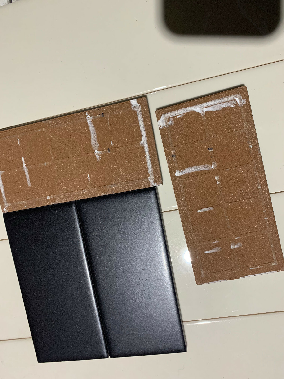 7 Tiles Black Daltile 3×6 Subway QH45361P Lot Of 7 Daltile Natural Hues