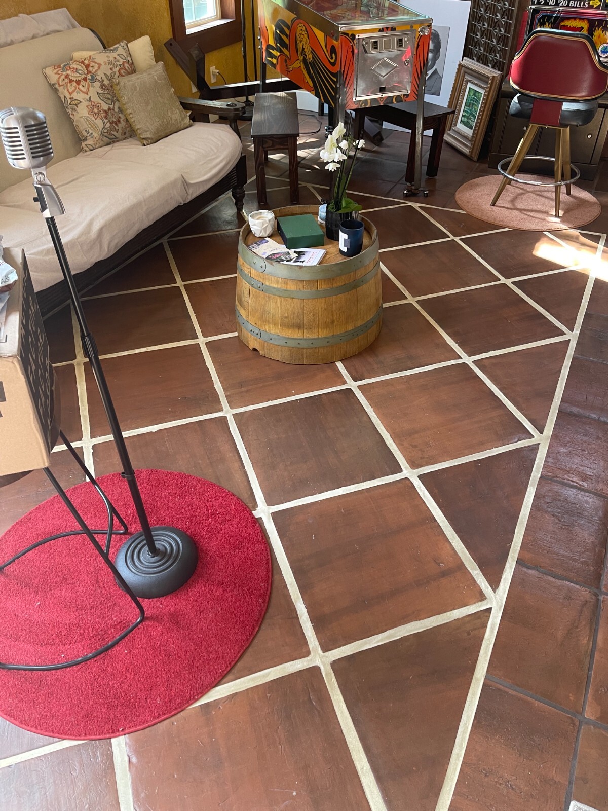 Saltillo Mexican Tile 18x18x1 inch – Beautiful rustic Mediterranean Carpet / Rug