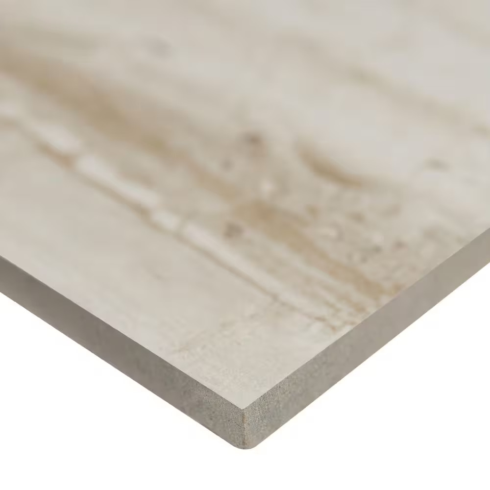 Vigo Beige 12 In. X 24 In. Matte Ceramic Stone Look Floor and Wall Tile (16 Sq.
