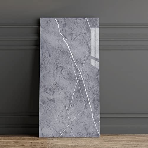 Peel and Stick Wall Panels – 20 Pieces, 23.6×11.8in, Marble Look Backsplash for
