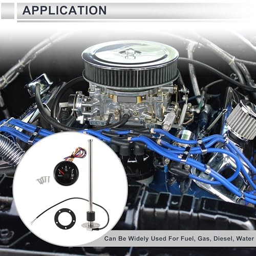 1set Fuel Sending Unit and Gauge Kit 11.81″ Length Boat Fuel Sending Unit