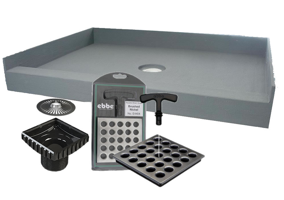 PreFormed Ready to Tile Shower Pan 32 x 32 Made in USA