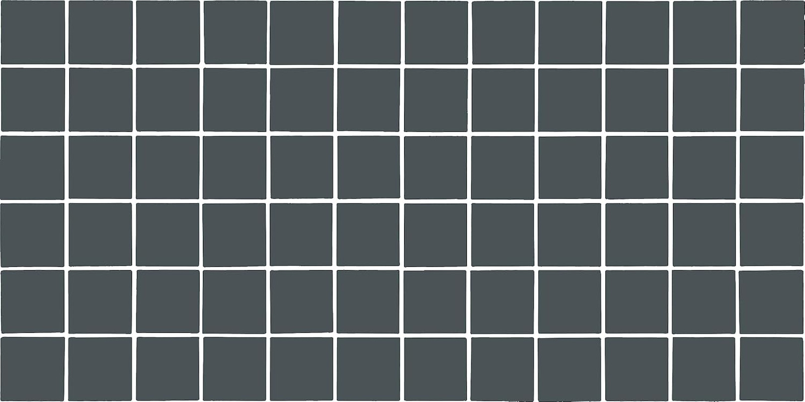 Chalkboard/Gray 2″ Ceramic Mosaic Tiles for Backsplashes & Walls – 12 PC Set