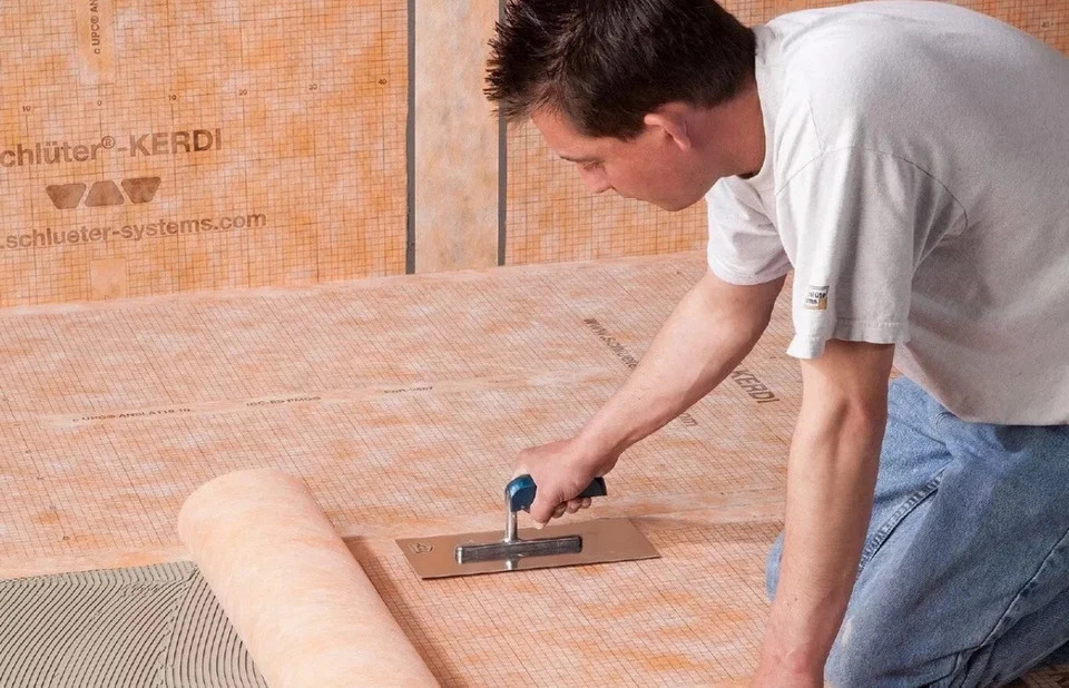 Schluter Kerdi 200 Vapor-Retardant Waterproofing Membrane 54 Sq Ft KERDI200/5M