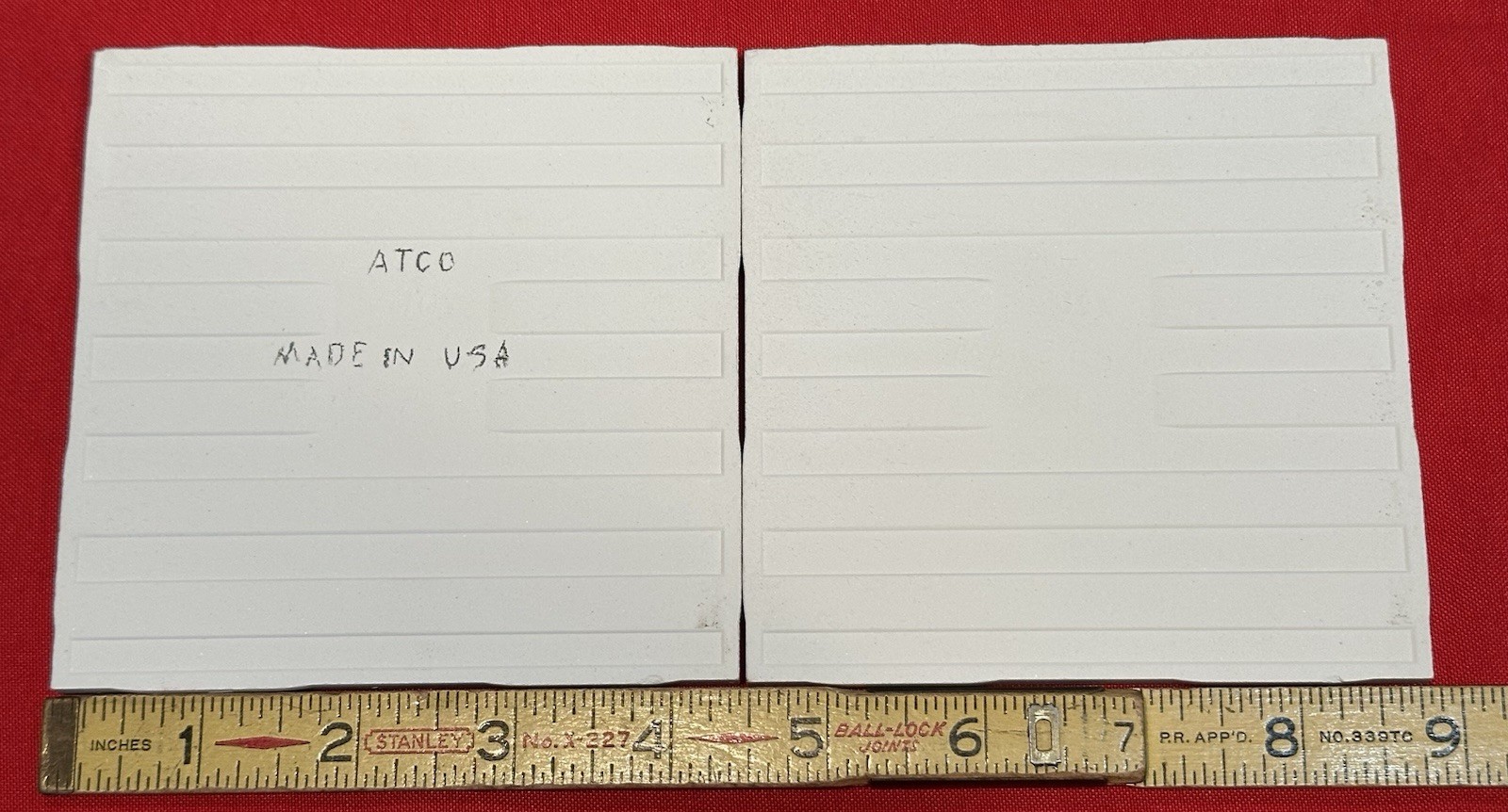 1 pc. Gloss White: 4-3/8″ Glossy Ceramic Tile by A.T.C.O. NEW OLD STOCK
