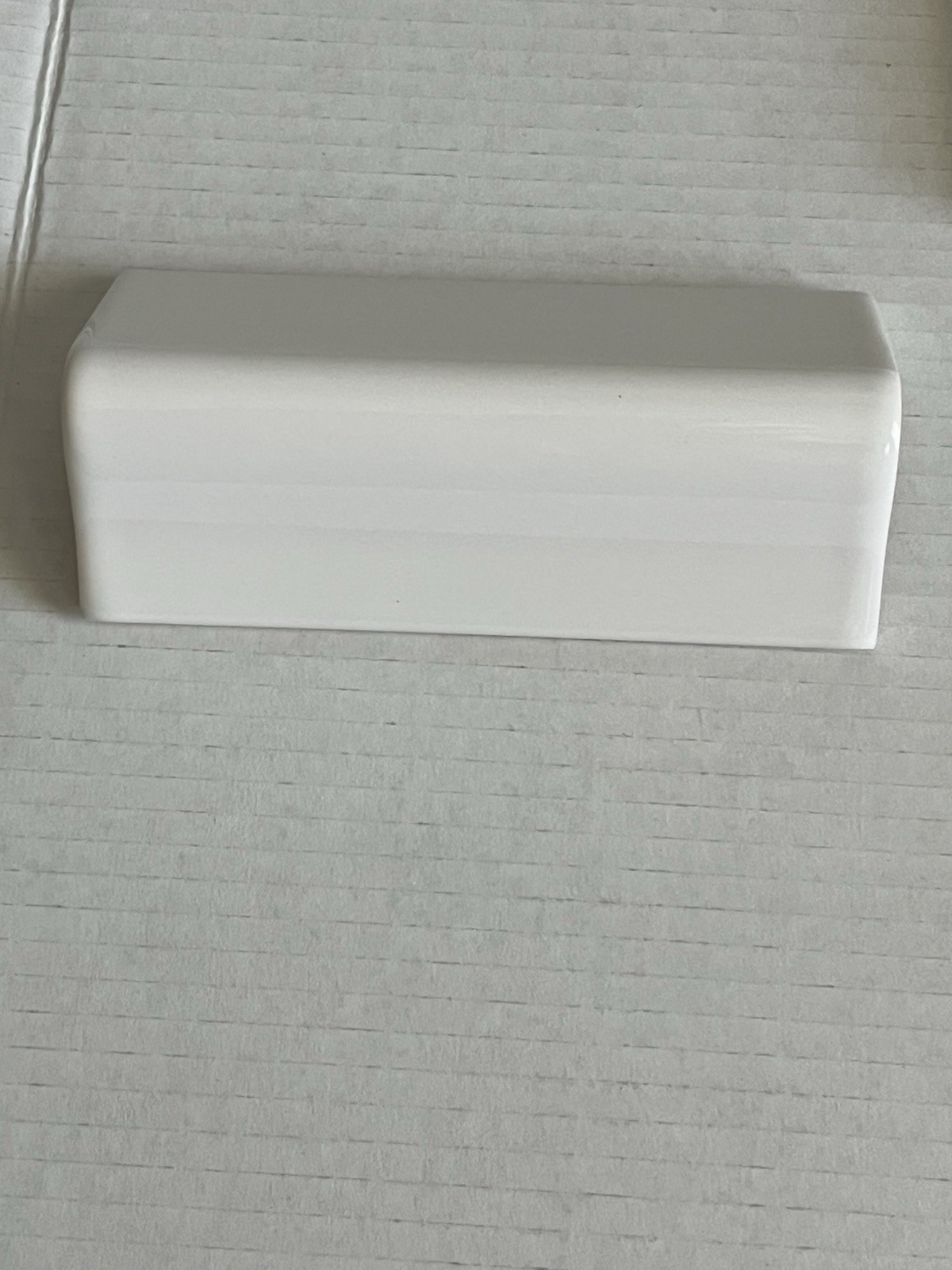 Dal Tile 0190 Arctic White 1 Piece 6” Mud Cap V-cap Free Ship USA