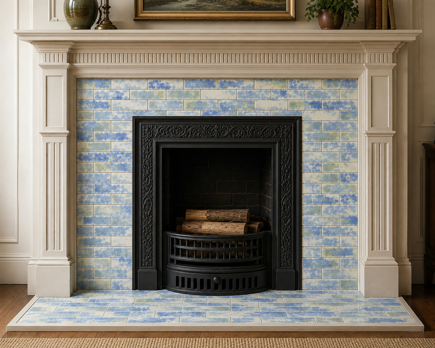 Victorian Fireplace Tile, antique Fireplace Tile , Subway tile 10 colors