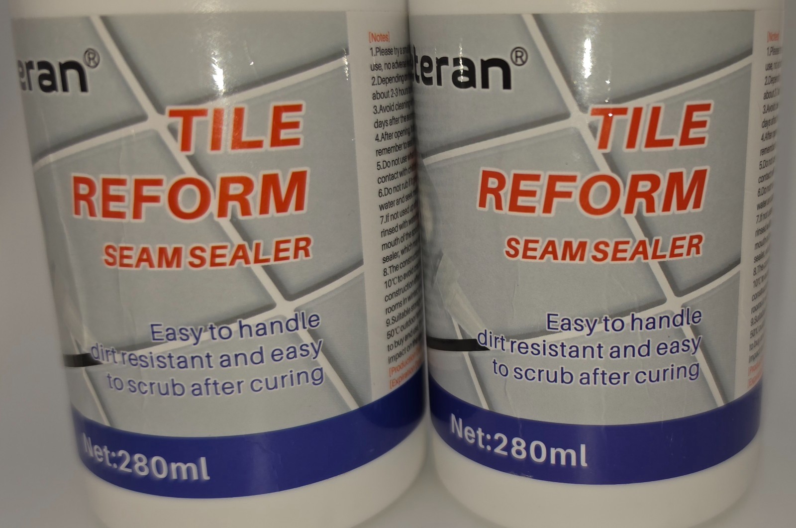 2 TILE REFORM Waterproof Tile Filler seam agent – Gap filler sealer repair glue