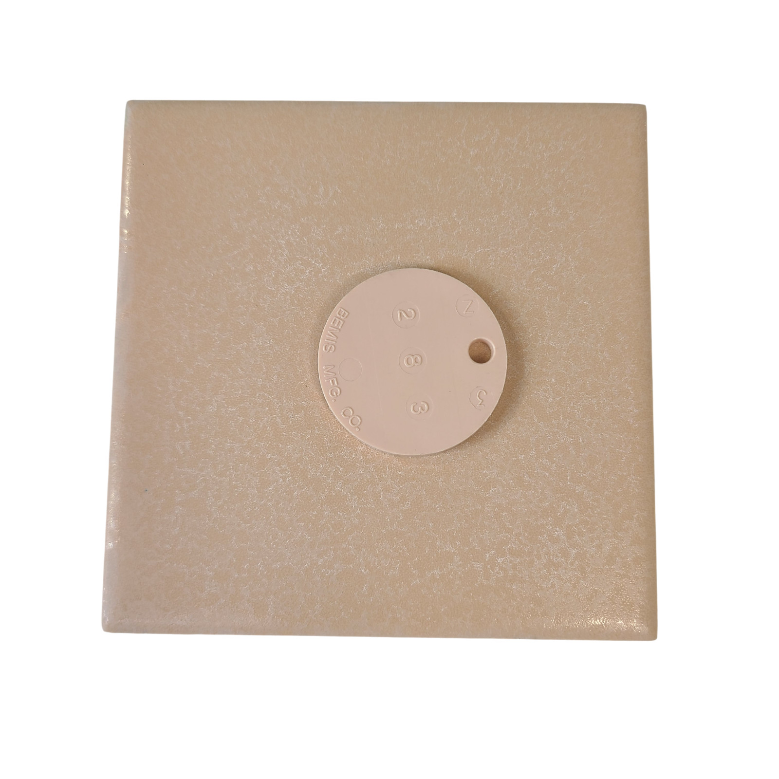 Peach Pink Ceramic Tile 4 3/8 inch Florida Tile FT Crystalline Tuscan Tan 283