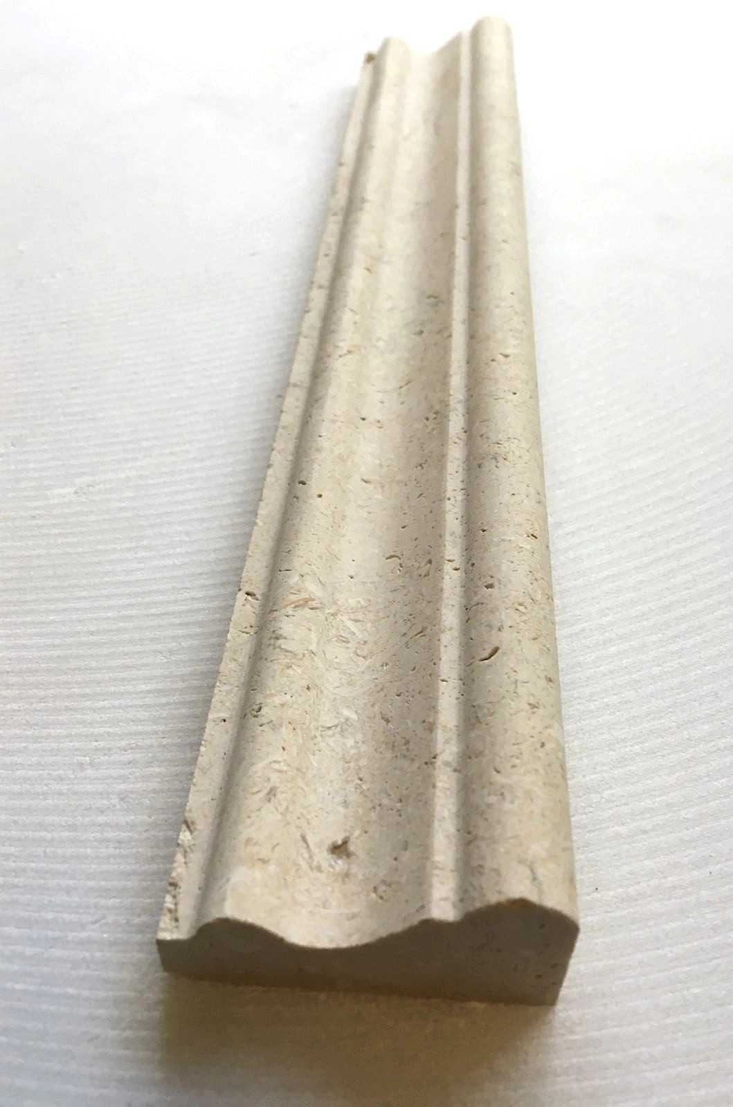 2X12 Jerusalem Stone Limestone Cornice Chair Rail Profile Molding Wall Trim
