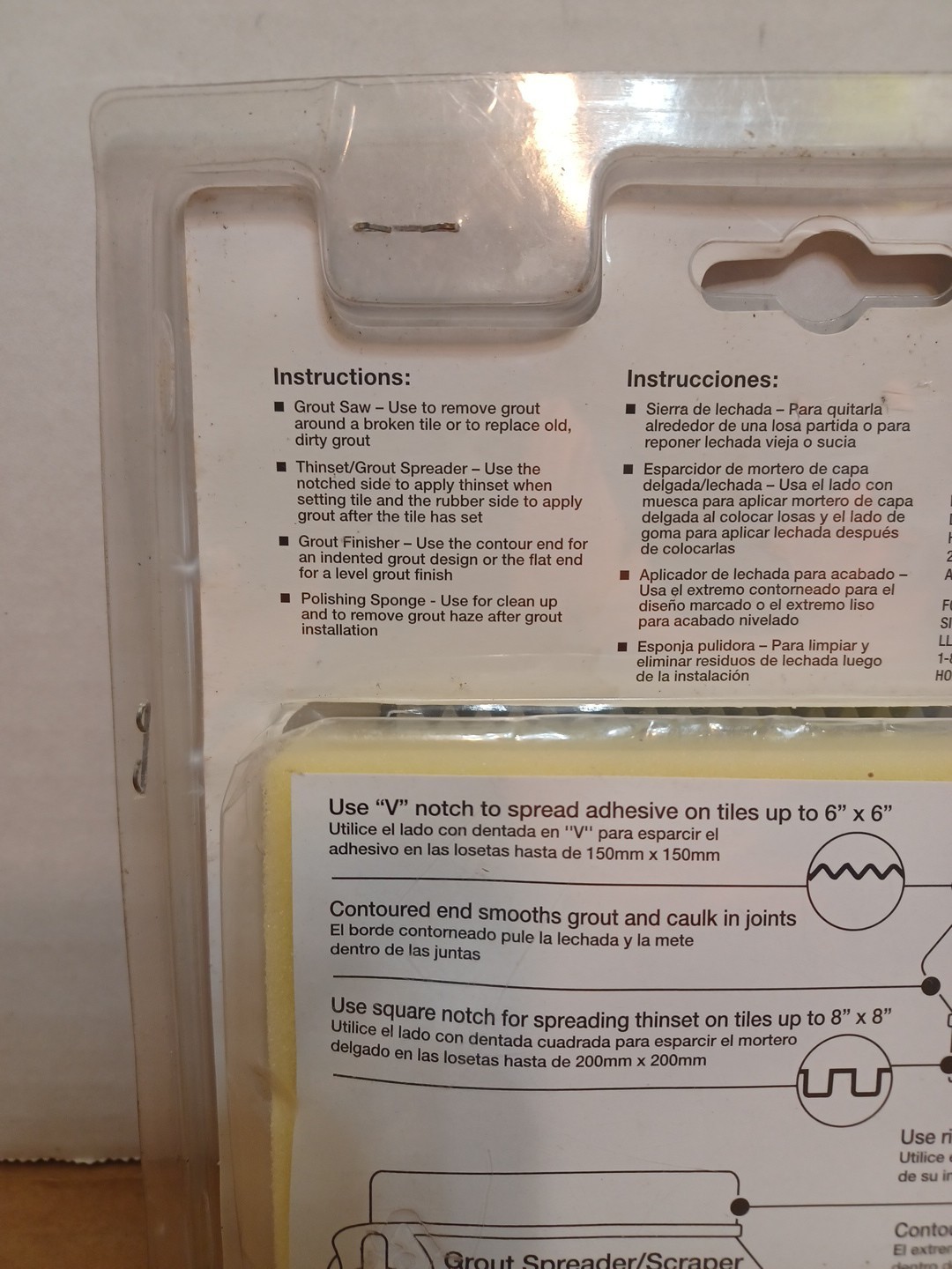 New HDX Tile Repair and Installation Kit SKU 125 180