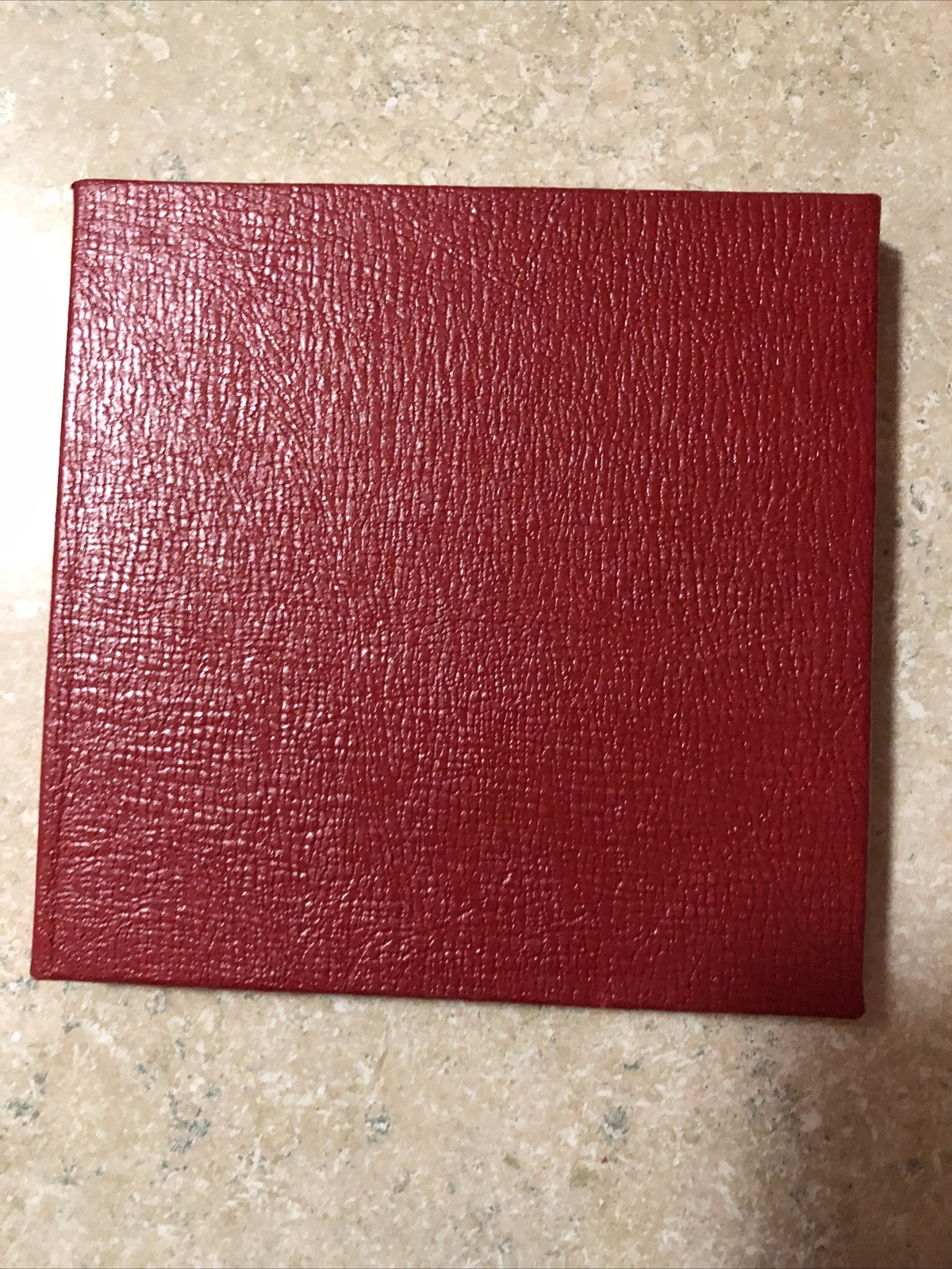 Vintage Seasons Greetings ceramic glazed tile 4 1/4 X 4 1/4 England cork back