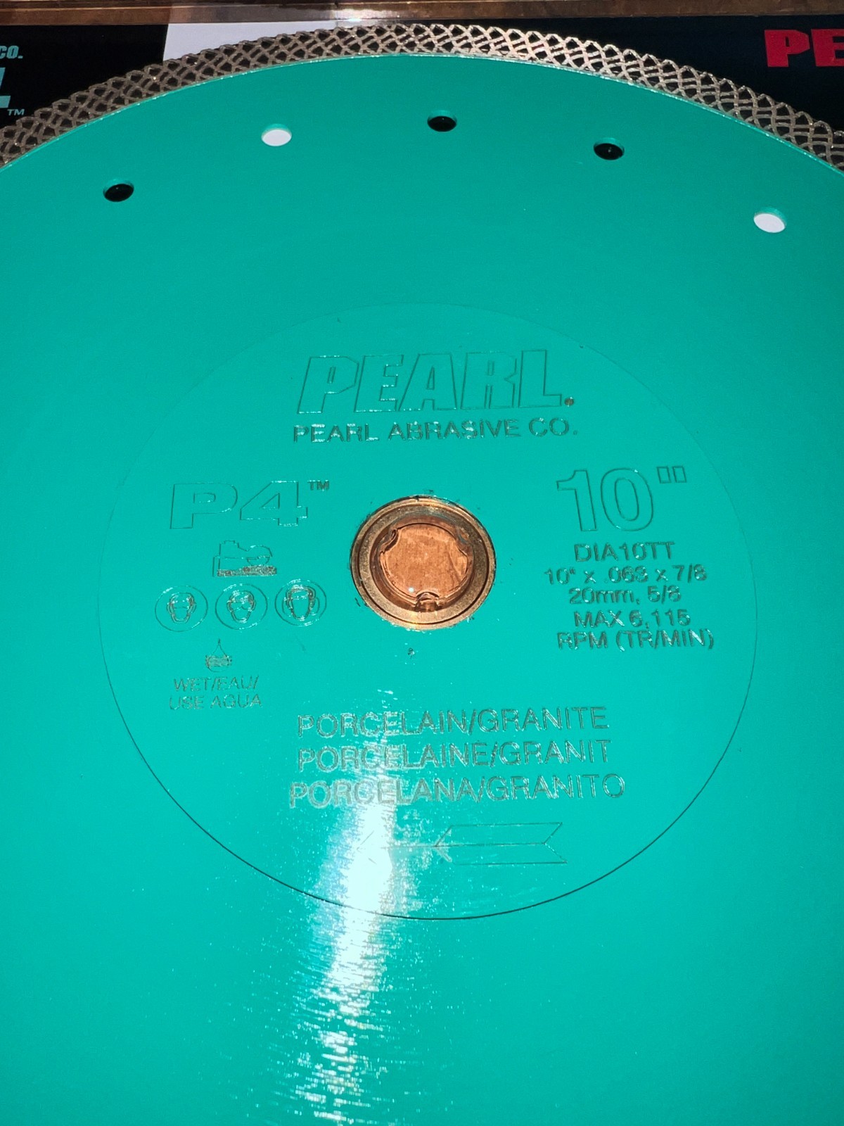 Pearl Abrasive P4 Turbo-Mesh Porcelain Blade 10″