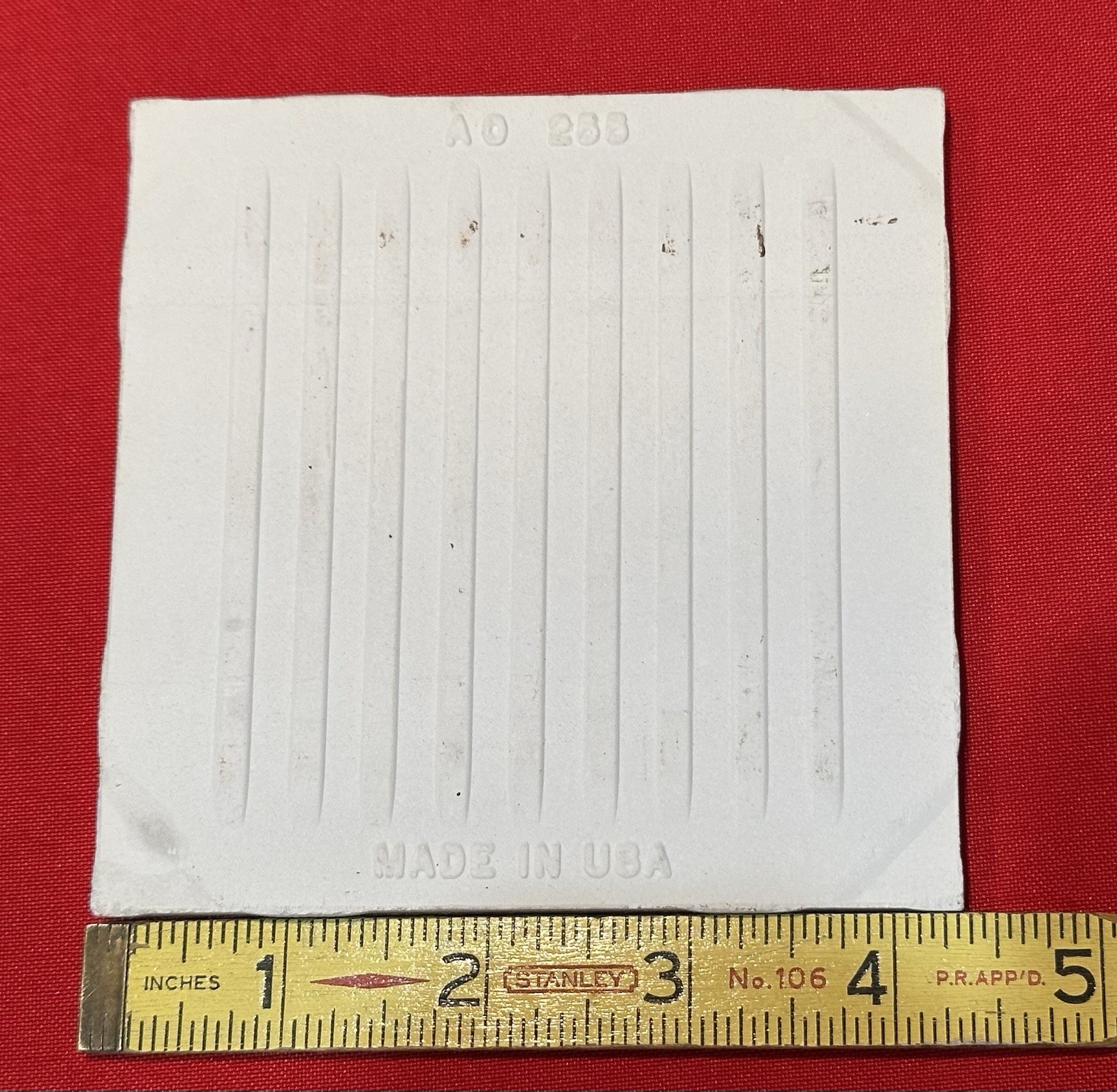 1 pc. Lemon Ice – Yellow: 4-1/4″ Glossy Ceramic Tile by American Olean #01, rare